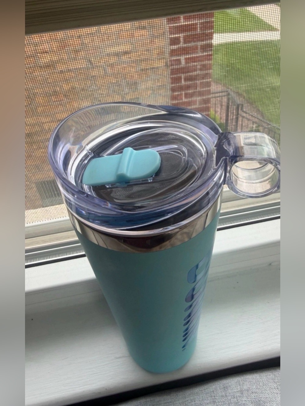 Dunkin' 24oz Aqua Travel Tumbler - Picture 4 of 4